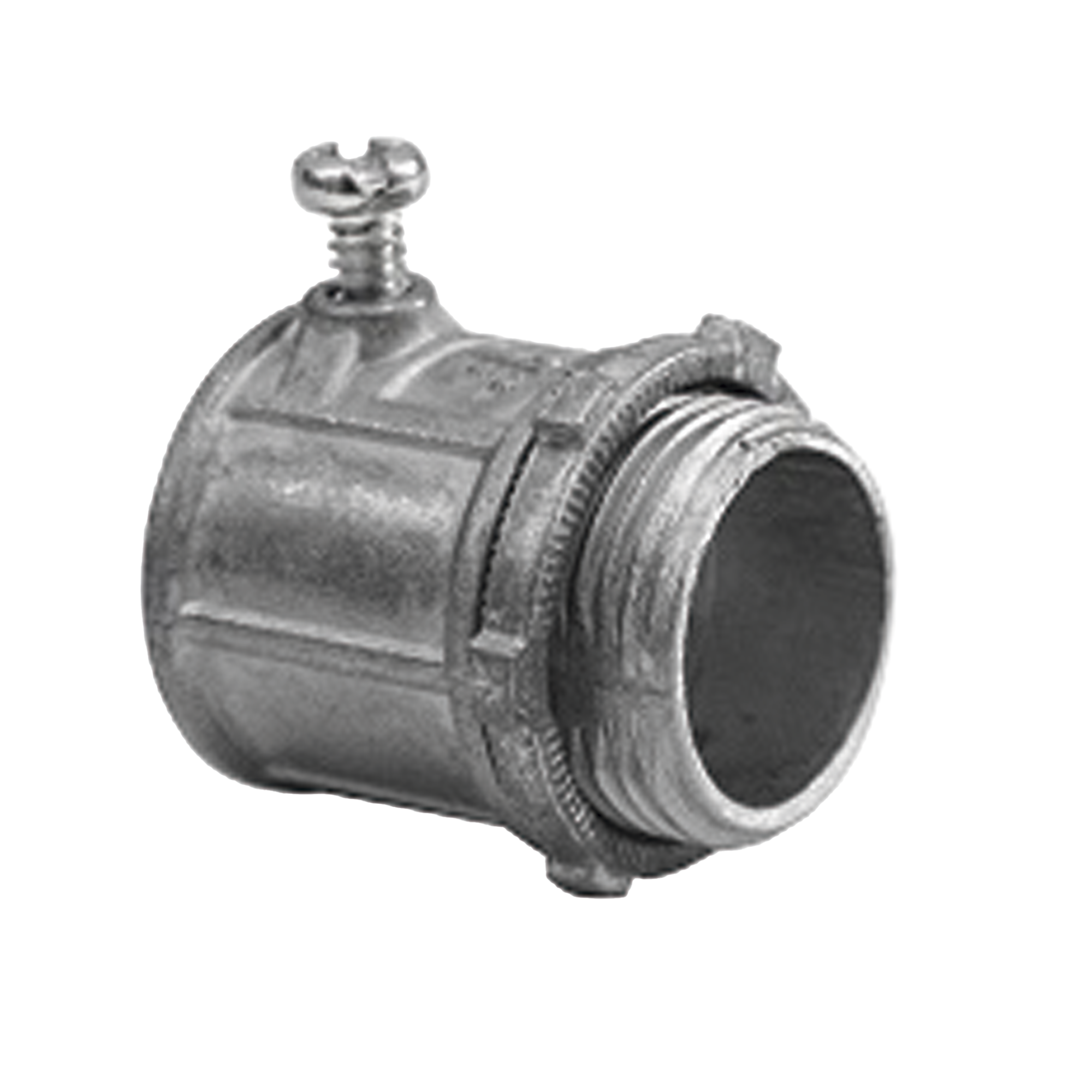 ANC-CCL12|Conector de 1/2" para Tubo Pared Delgada con Tornillos Opresores.